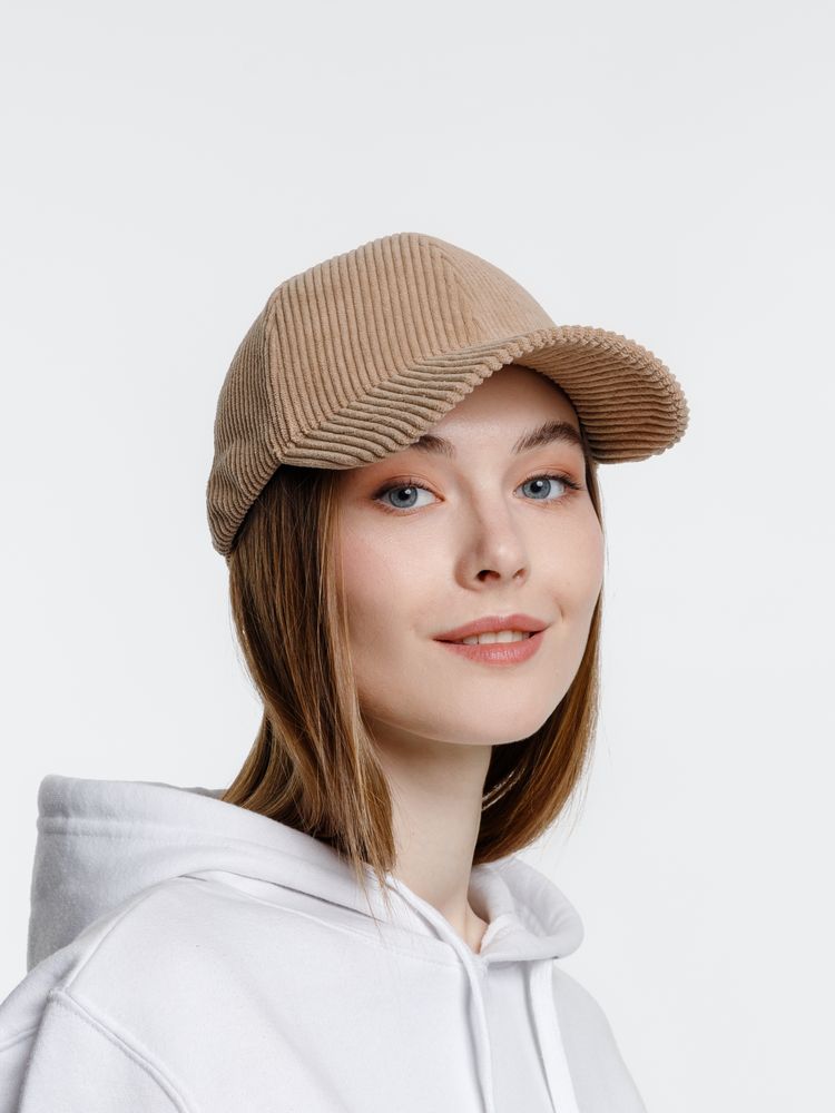 Бейсболка Soft Core, бежевая — изображение 6