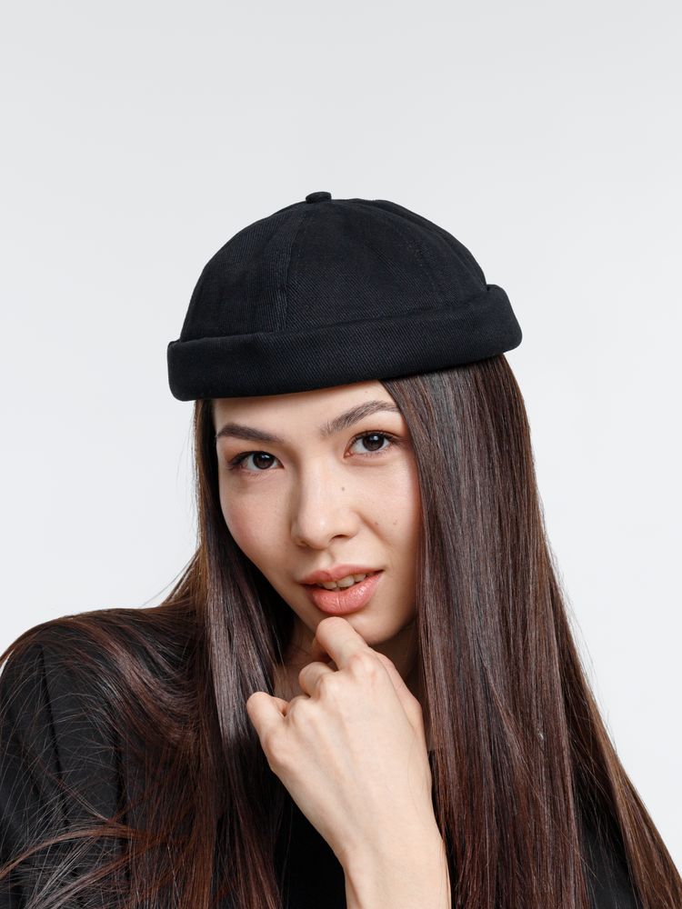 Кепка без козырька Marinero, черная — изображение 6