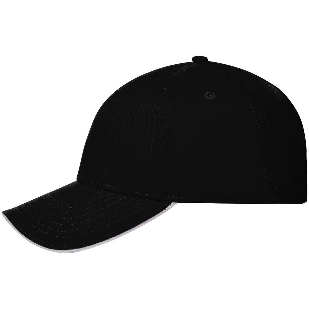 Бейсболка Spiker, черная с белым — изображение 3
