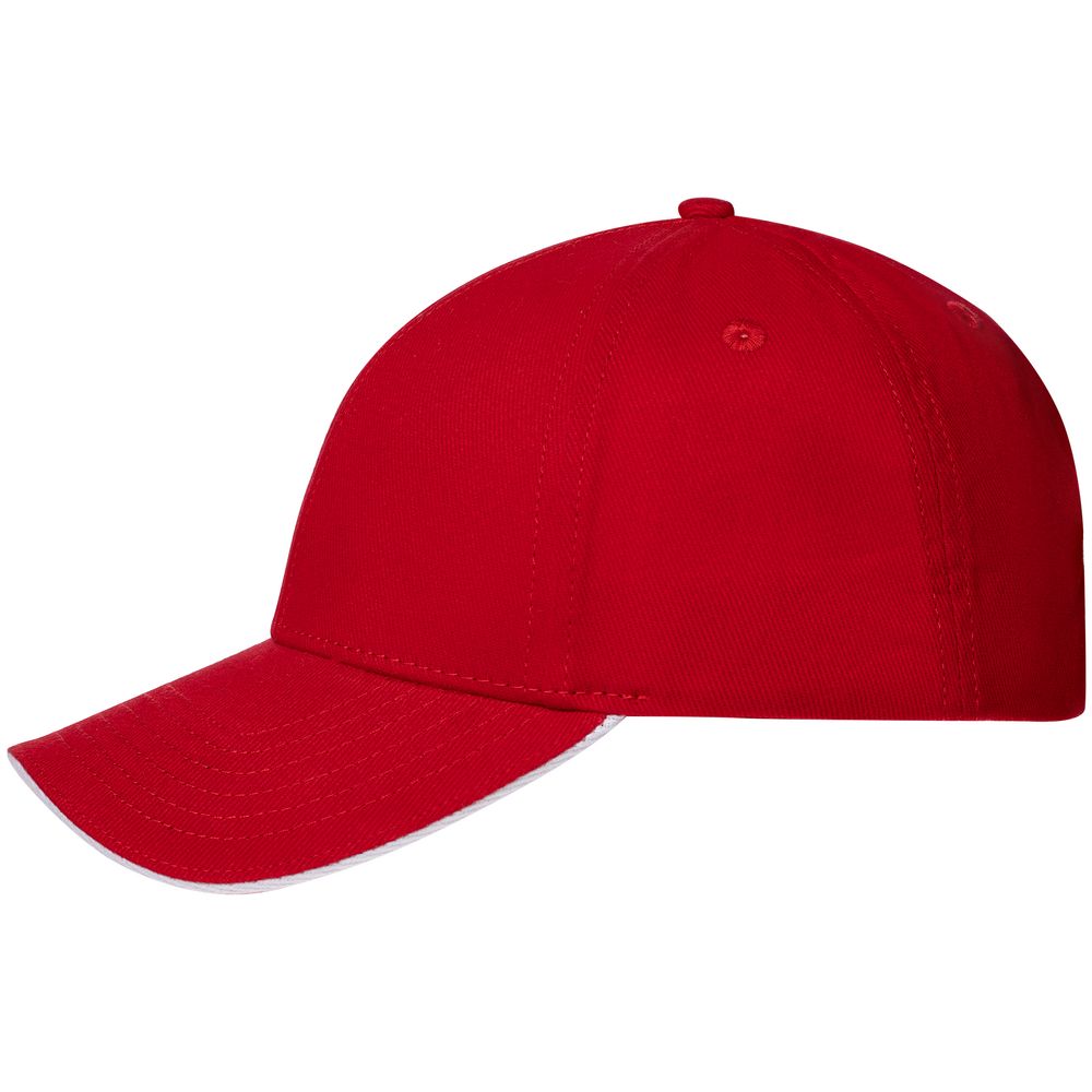Бейсболка Spiker, красная с белым — изображение 3