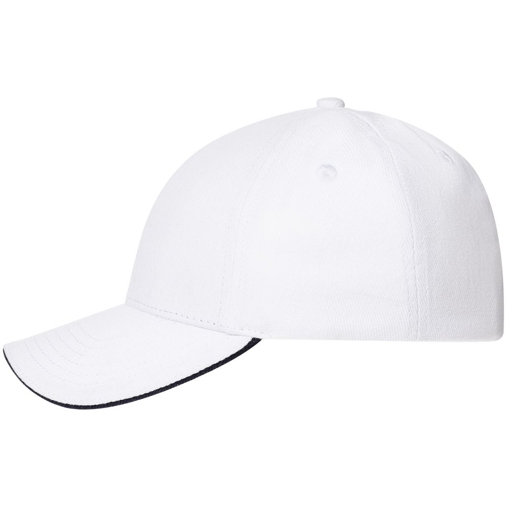 Бейсболка Spiker, белая с темно-синим — изображение 3