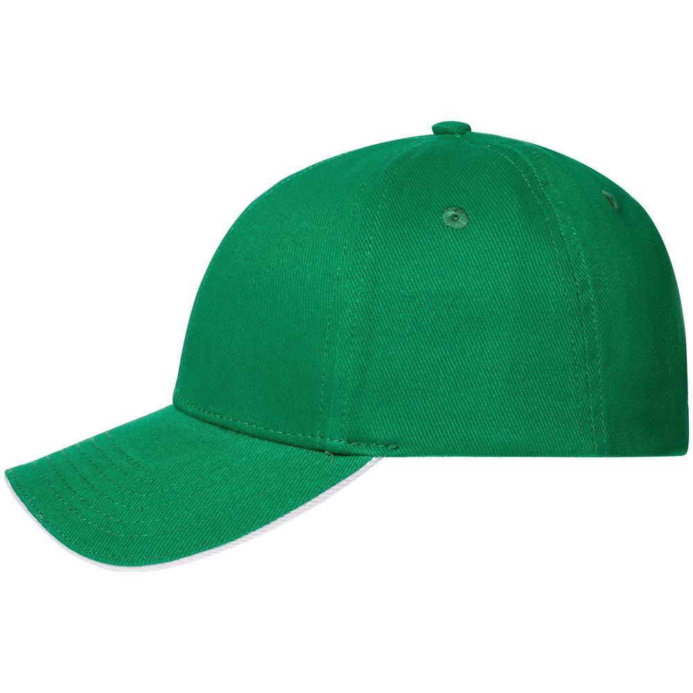 Бейсболка Spiker, зеленая с белым — изображение 3