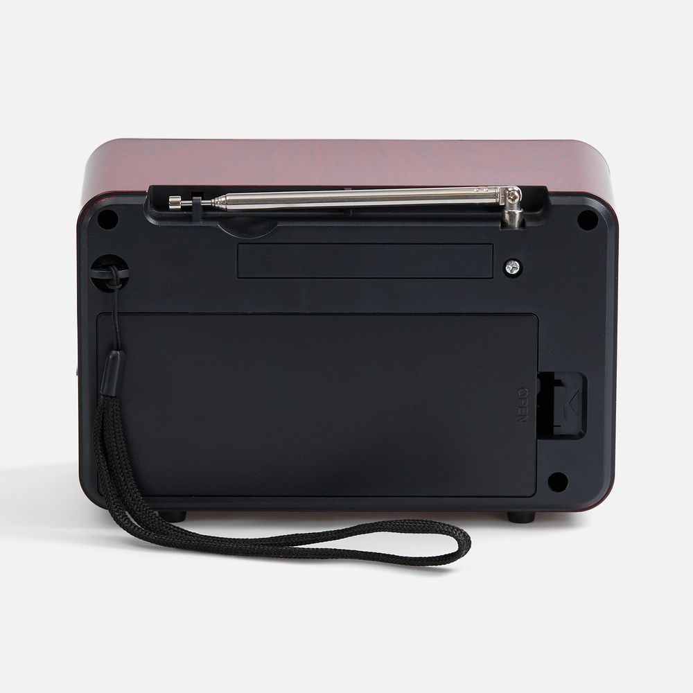 Bluetooth-колонка с радио Listenberg, коричневая — изображение 6