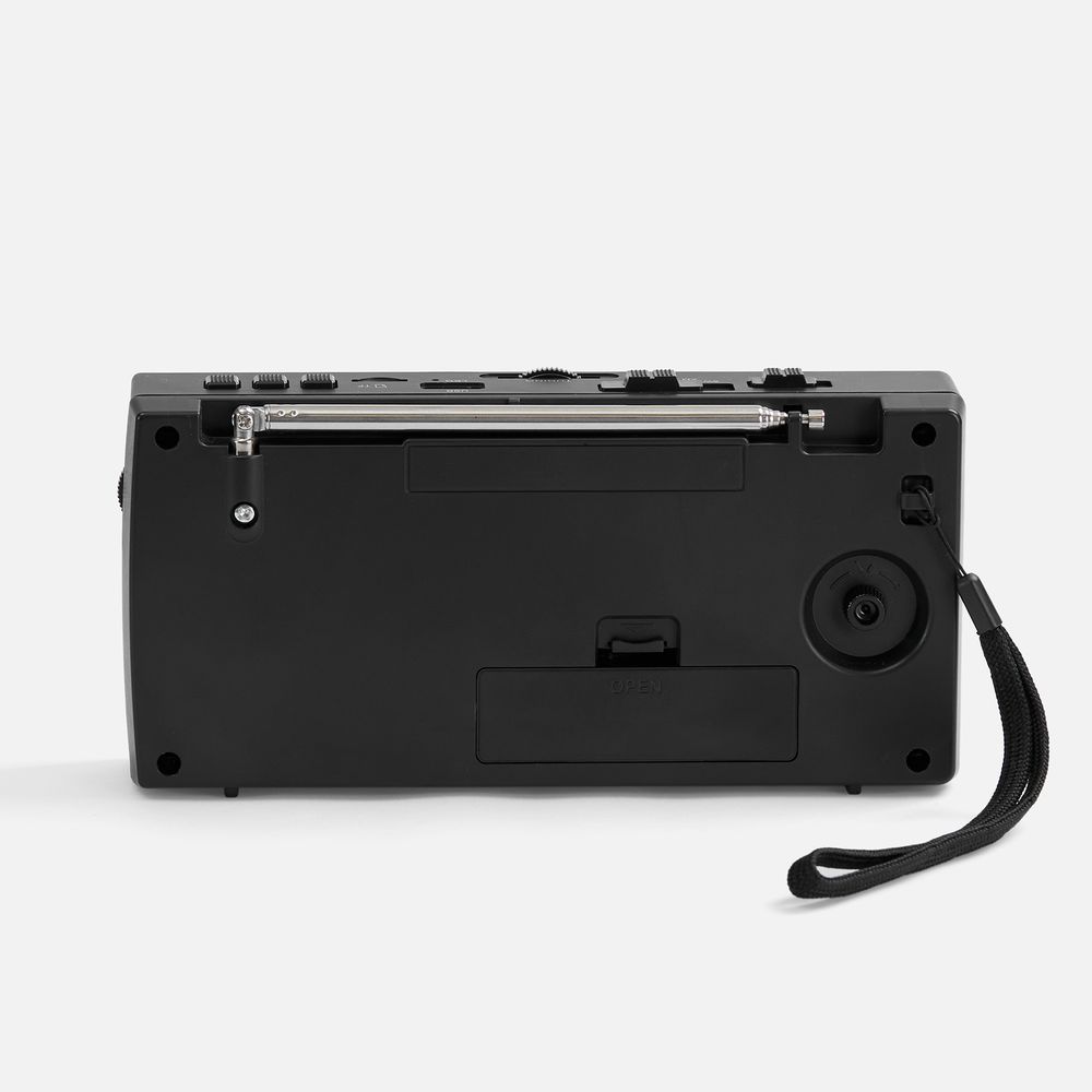 Bluetooth-колонка с радио Comradio, черная — изображение 6