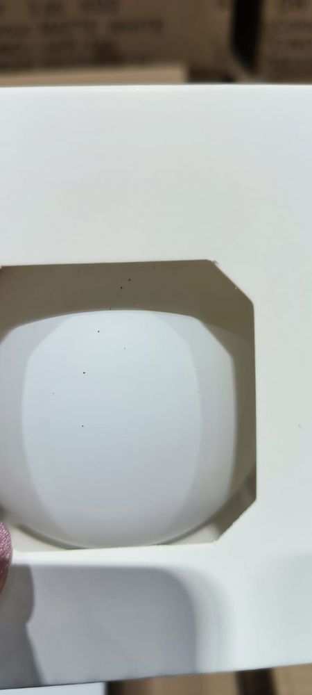 Оформительский шар Finery, 8 см, матовый белый — изображение 4