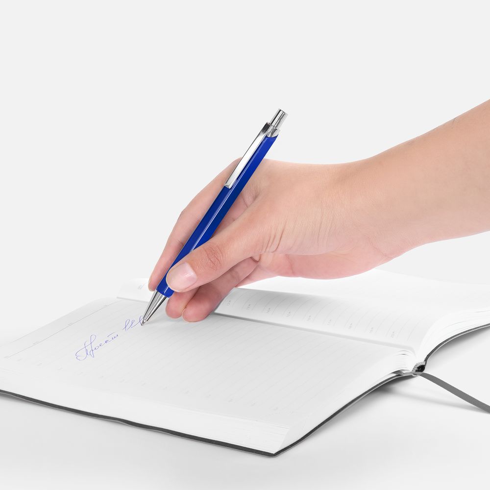 Ручка шариковая Alumno, синяя — изображение 5