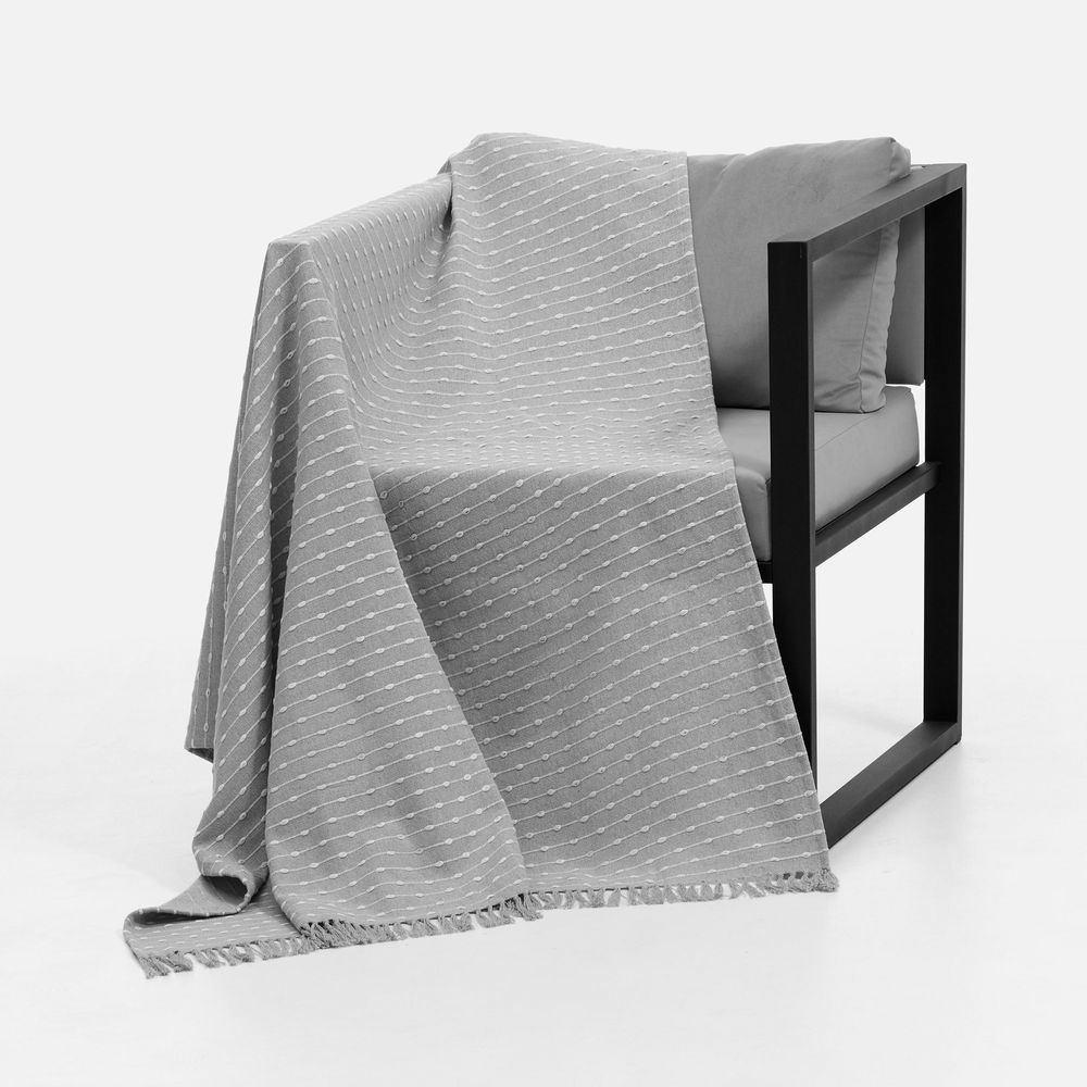 Плед Shimla, серый — изображение 6