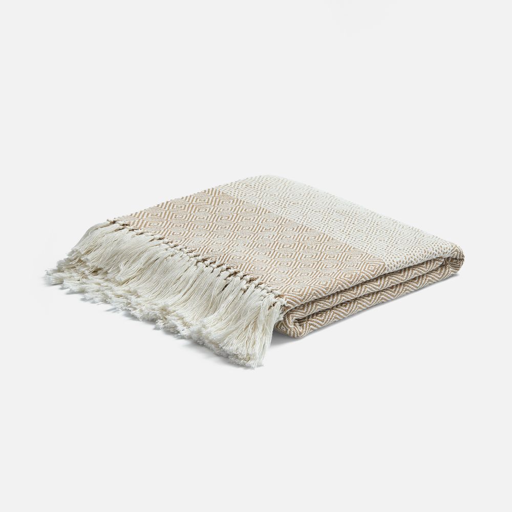 Плед Ladakh, бежевый — изображение 3