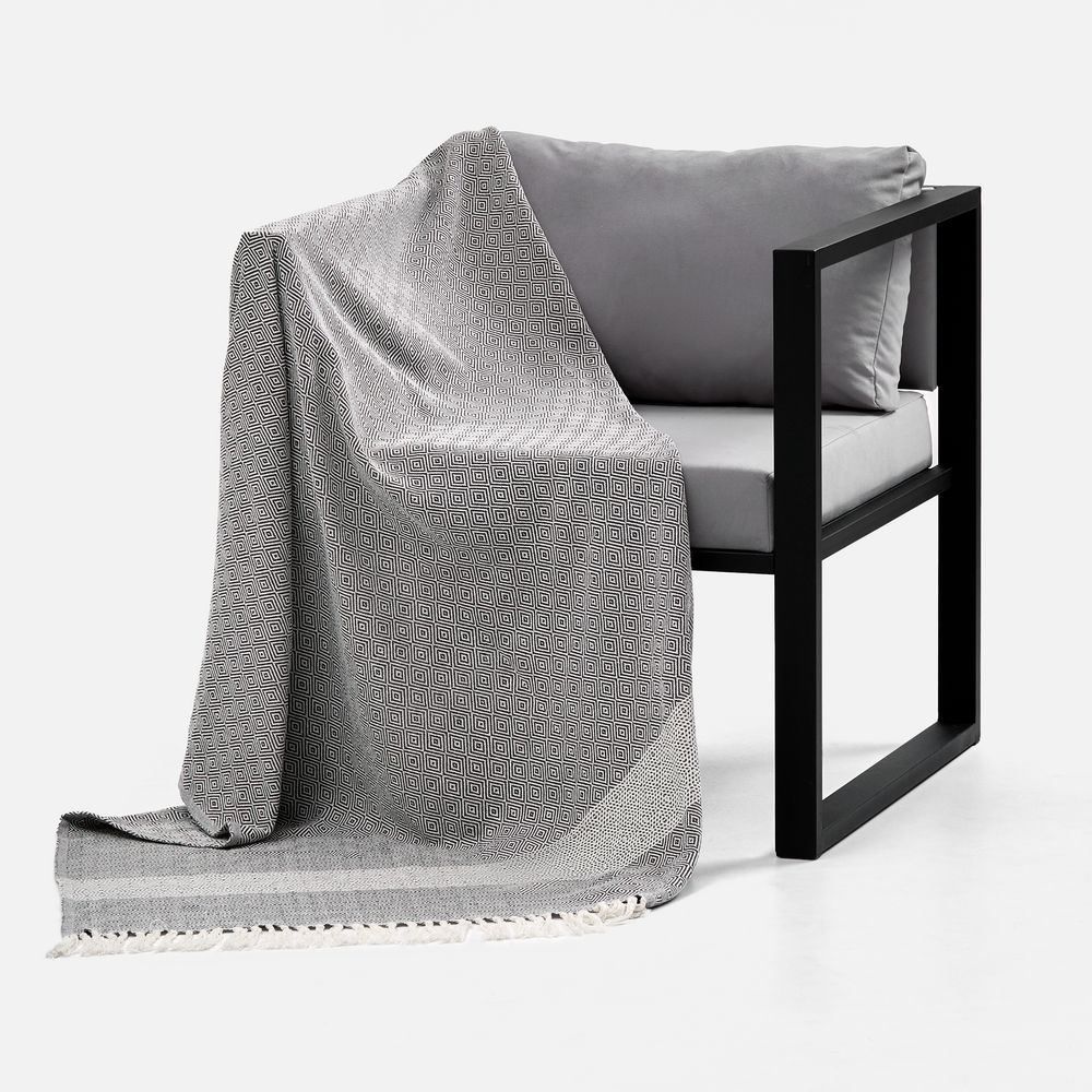 Плед Ladakh, серый — изображение 6