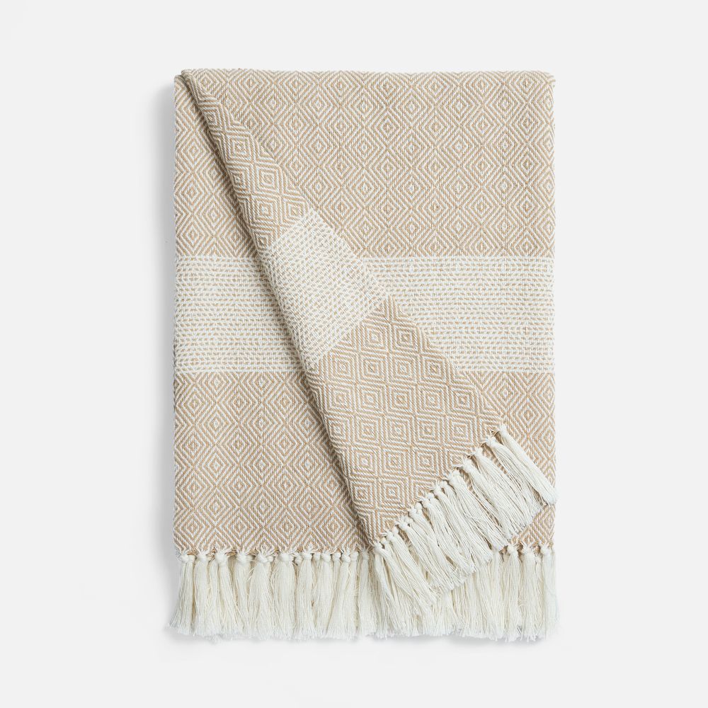 Плед Ladakh, бежевый — изображение 4