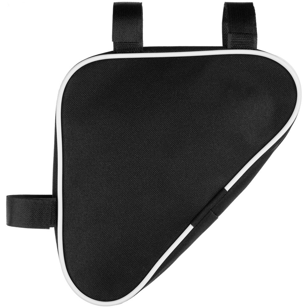 Велосумка на раму BikeLine Mini, черная с белым — изображение 4