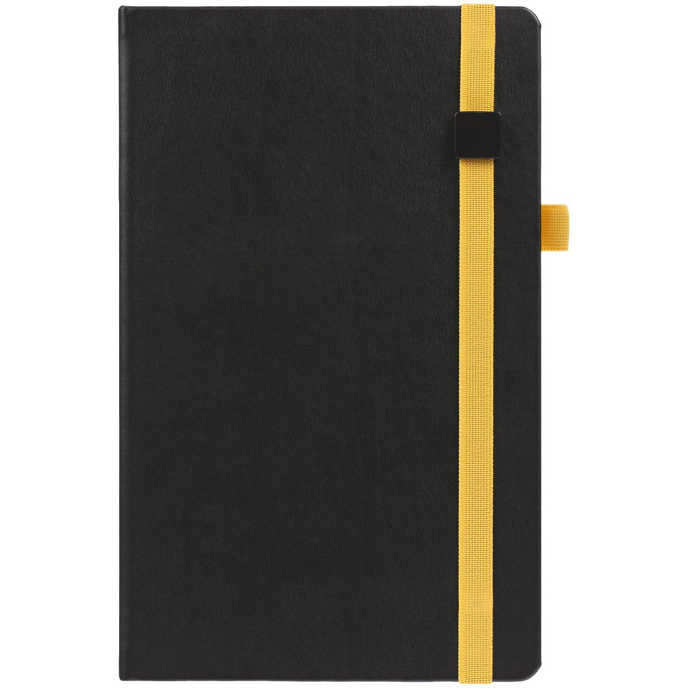 Ежедневник Ton Black, недатированный, черный с желтым — изображение 3