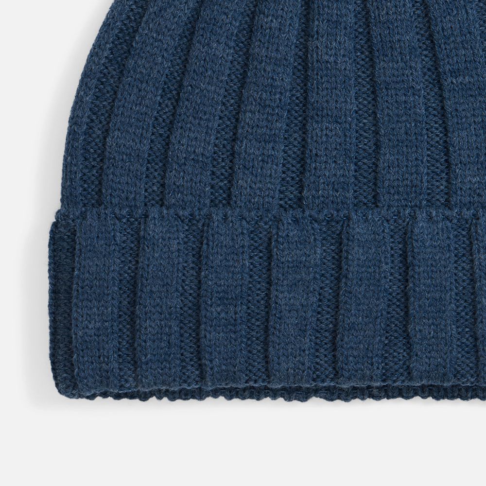 Шапка Metelitsa, синий меланж (джинс) — изображение 3