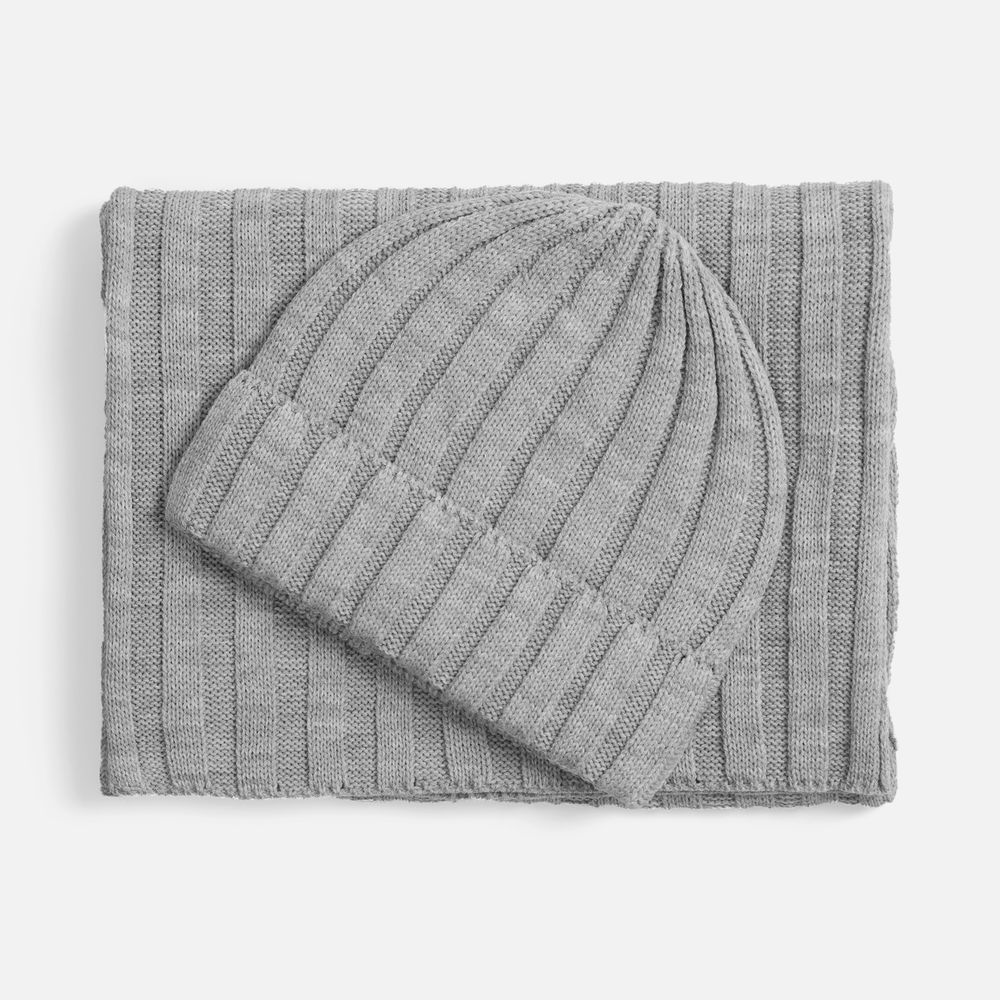 Шарф Metelitsa, серебристо-серый меланж — изображение 5