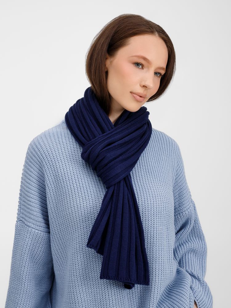 Шарф Metelitsa, темно-синий (сапфир) — изображение 6