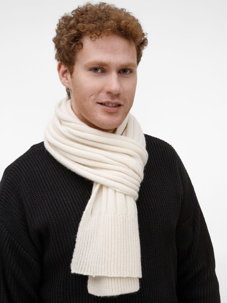 Шарф Bellish, белый (ванильный) — изображение 6