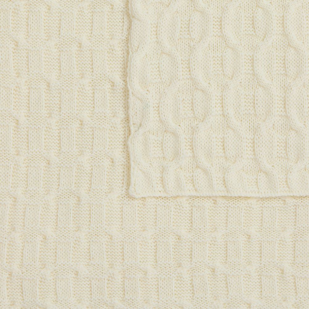 Плед Braidera, белый (молочный) — изображение 4