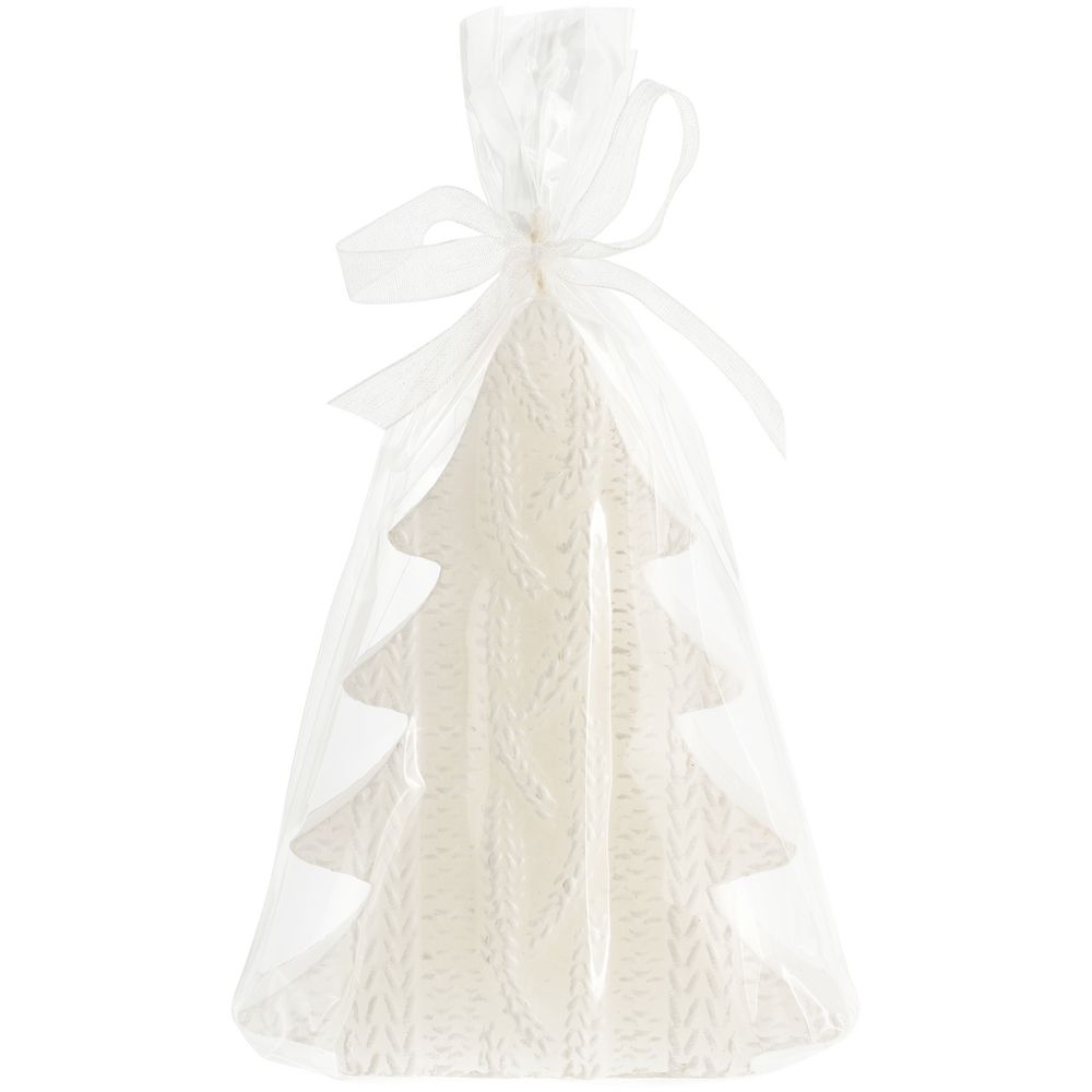 Свеча Kniteam, елка, белая — изображение 3