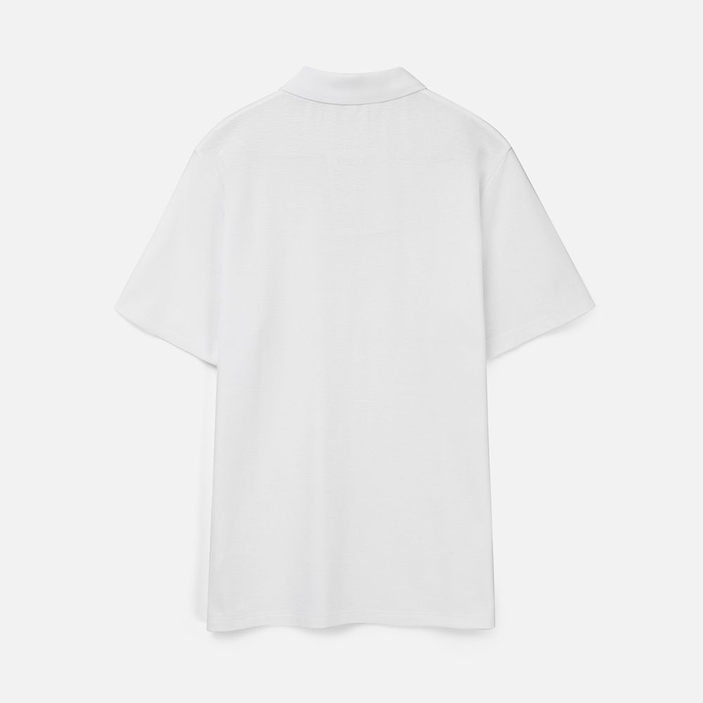 Рубашка поло унисекс Tervise, белая — изображение 4