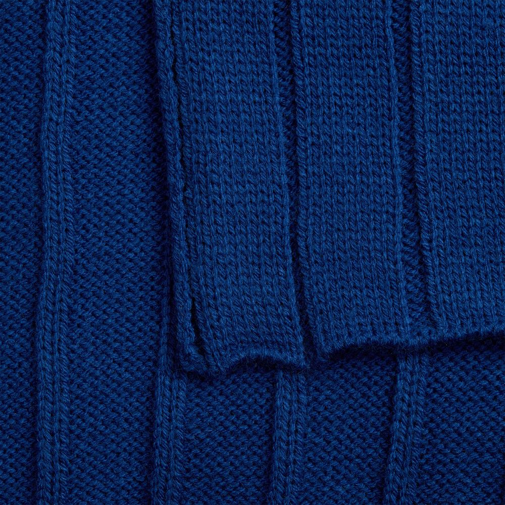 Плед Tressa, темно-синий (кобальт) — изображение 4