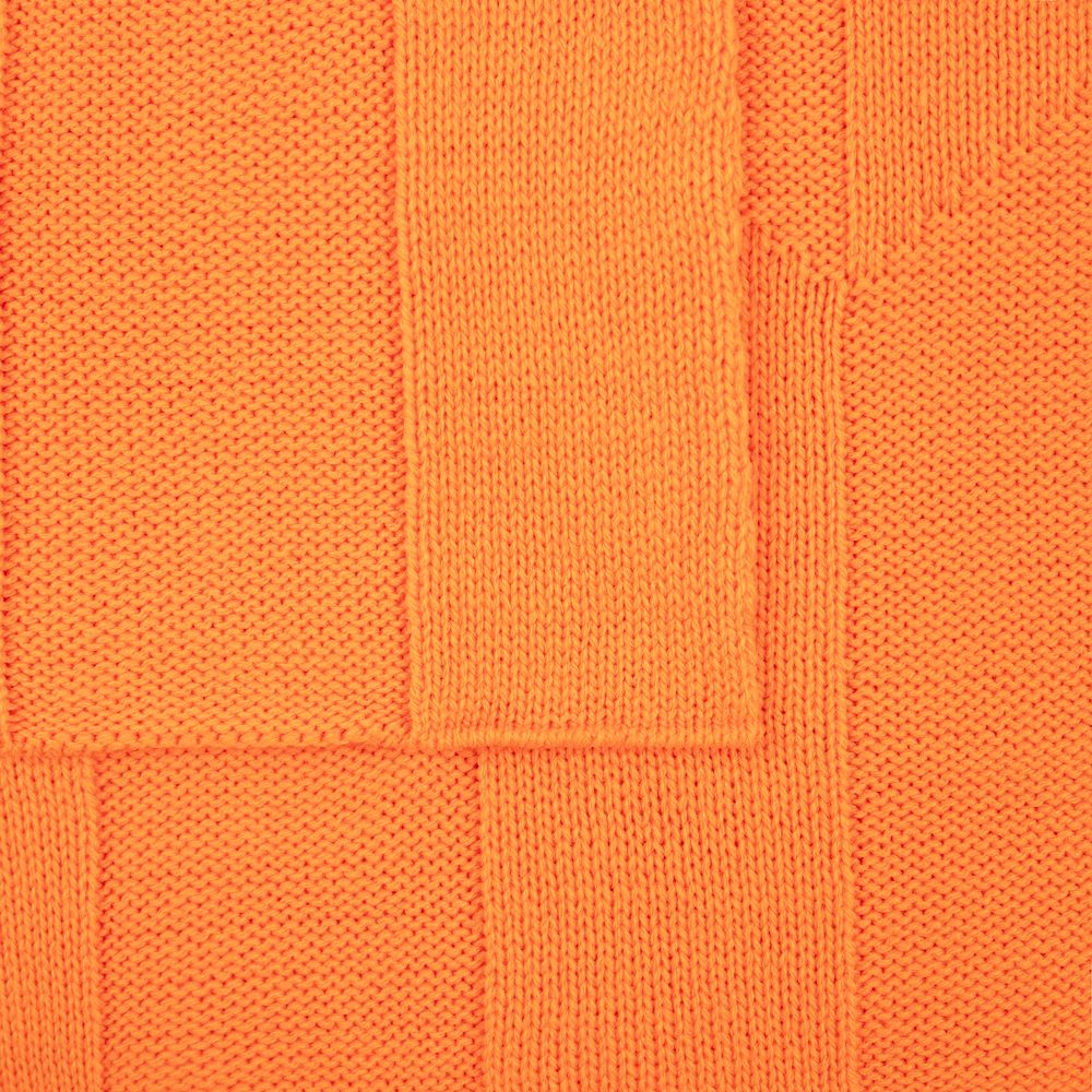 Плед Rombus, оранжевый (апельсин) — изображение 5