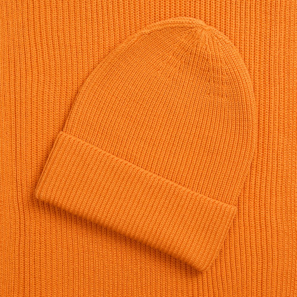 Шарф Nobilis Mono, оранжевый (абрикос) — изображение 5