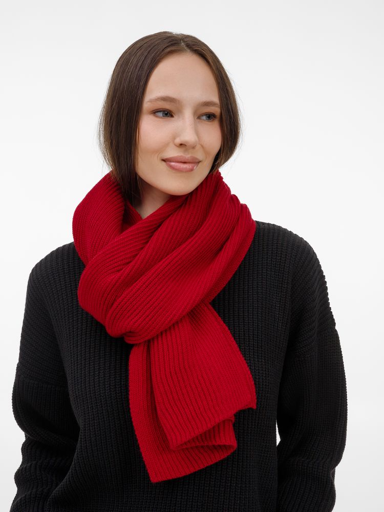 Шарф Nobilis Mono, красный — изображение 6