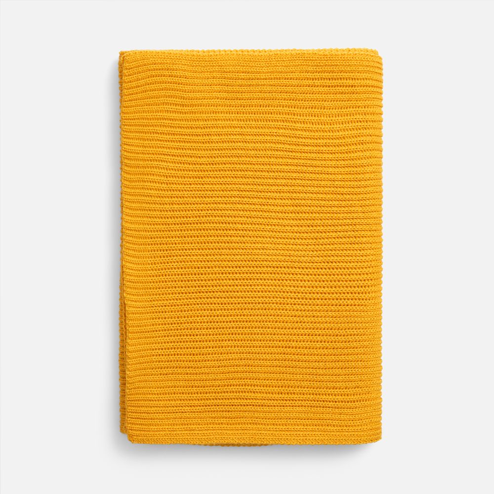 Шарф Nobilis Mono, желтый (медовый) — изображение 4