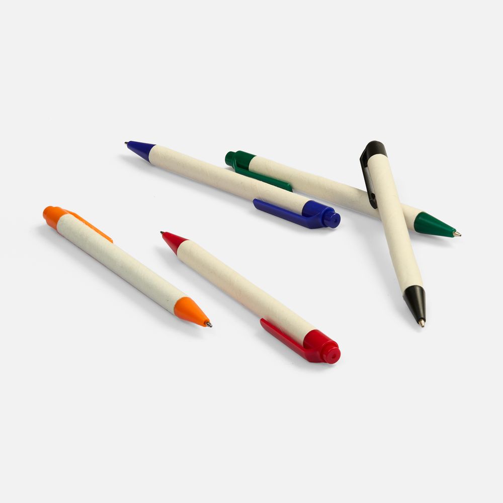 Ручка шариковая MilkMake, оранжевая — изображение 5