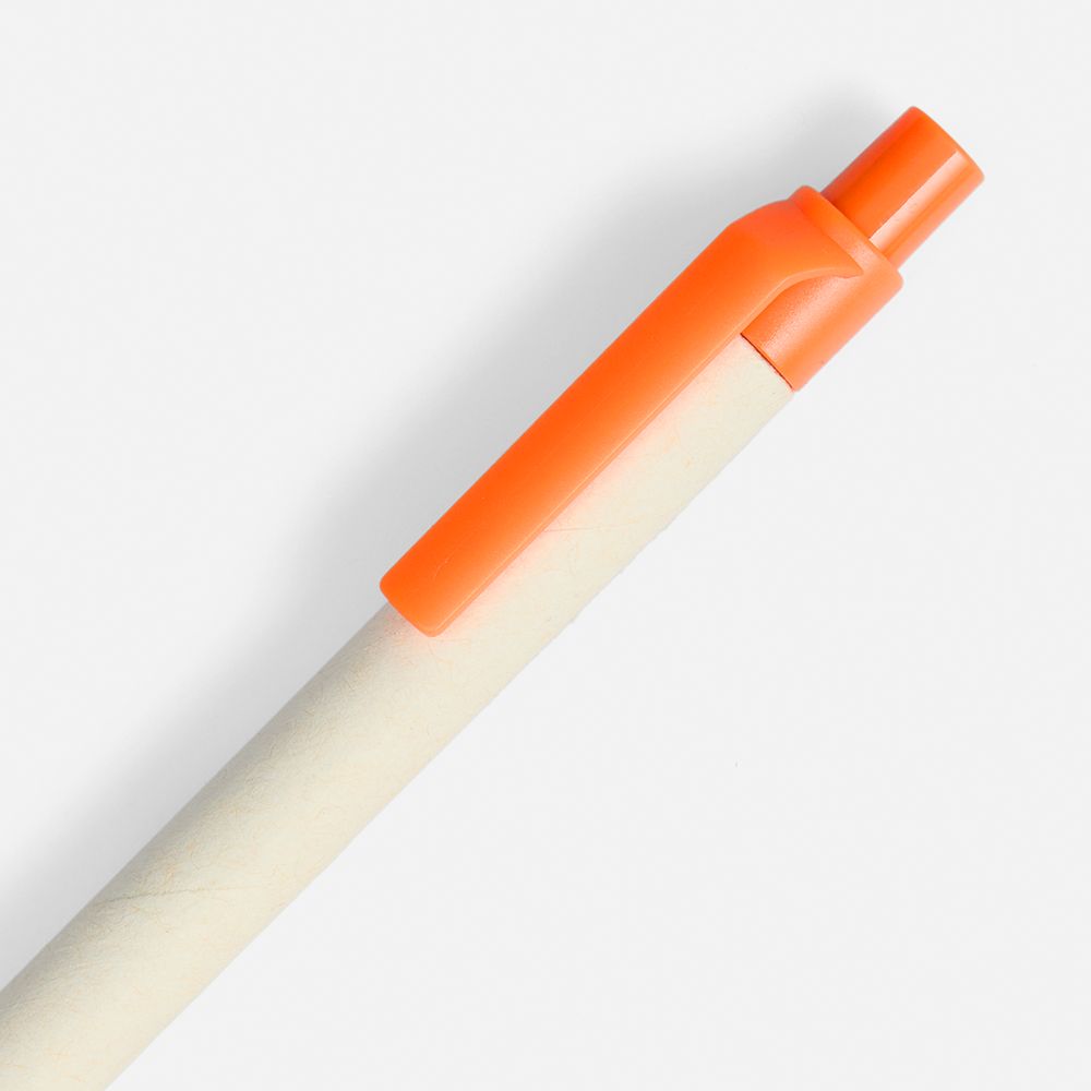 Ручка шариковая MilkMake, оранжевая — изображение 4
