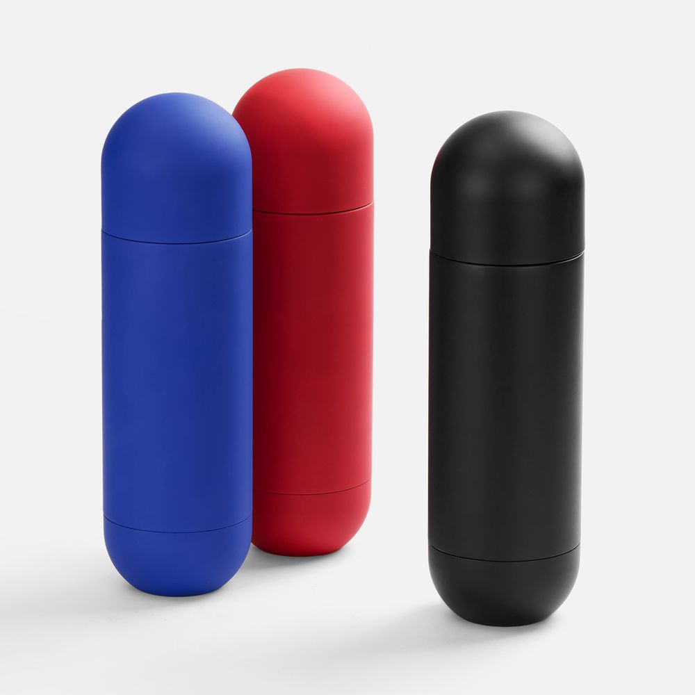 Термос Tubula Soft Touch, синий — изображение 5