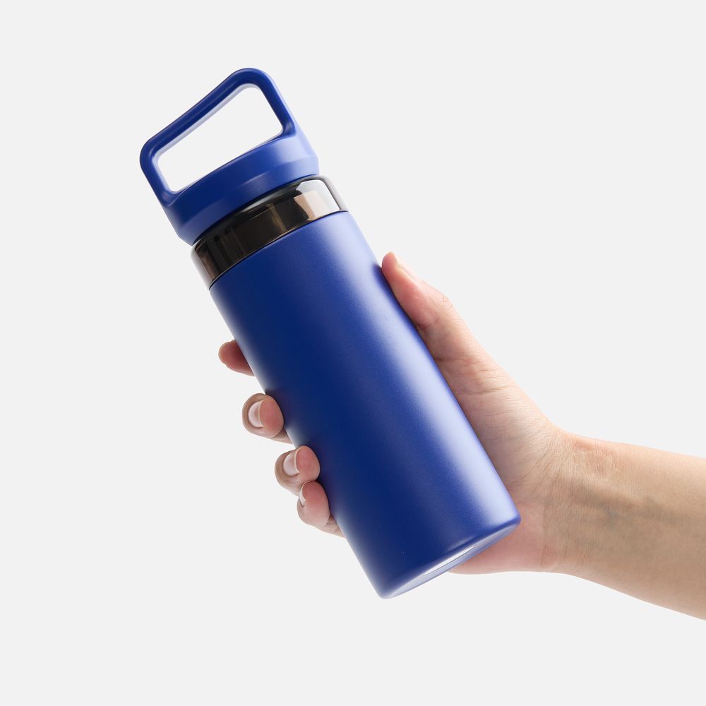 Термостакан Leval с ситечком, синий — изображение 4