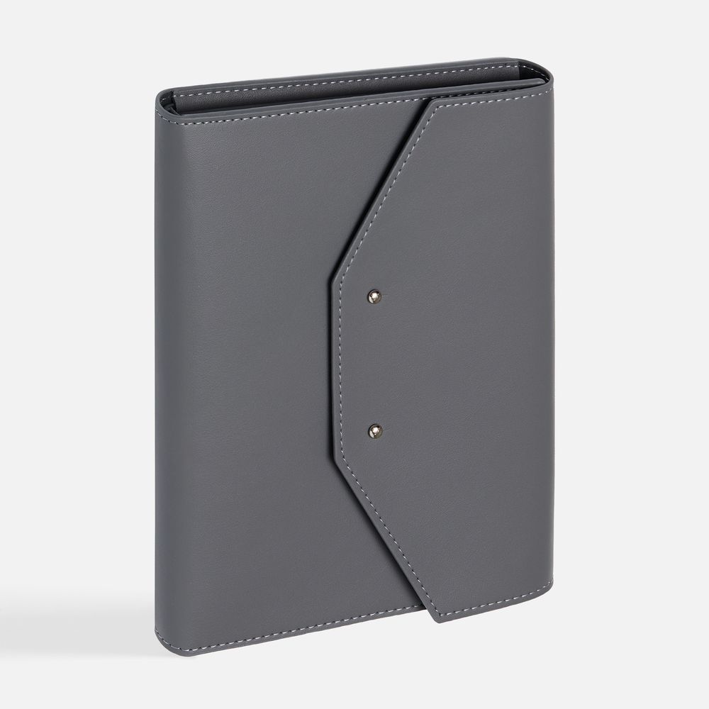 Ежедневник-органайзер Clean Slate, недатированный, серый — изображение 5