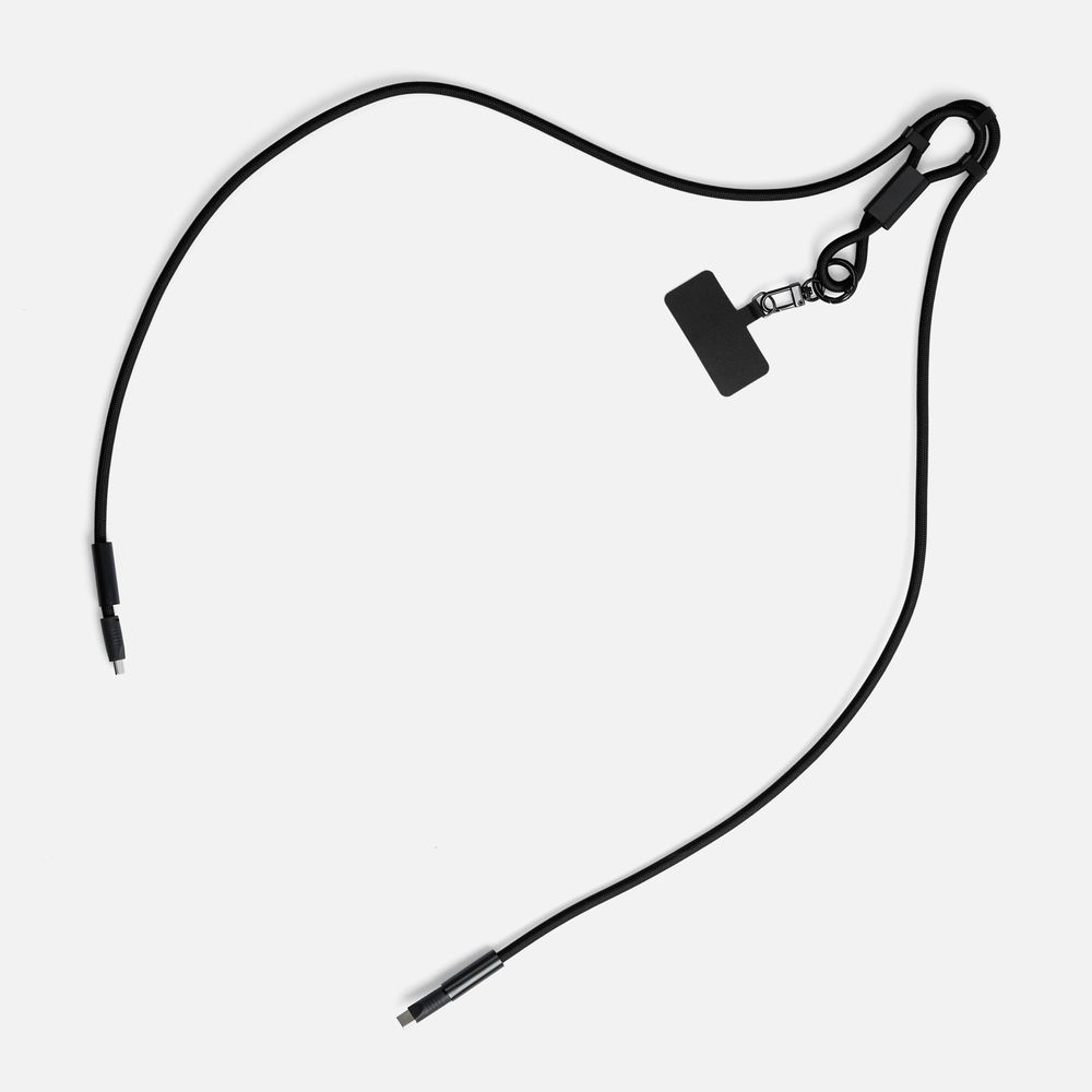 Кабель-ланьярд energyFlex Power Delivery 60 Вт, черный — изображение 4