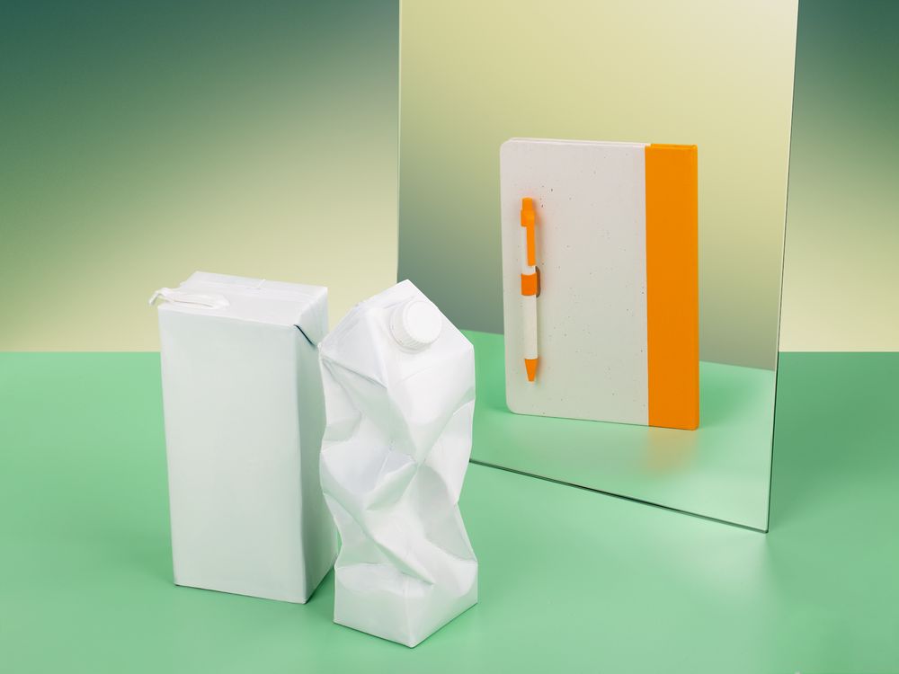 Ручка шариковая MilkMake, оранжевая — изображение 6