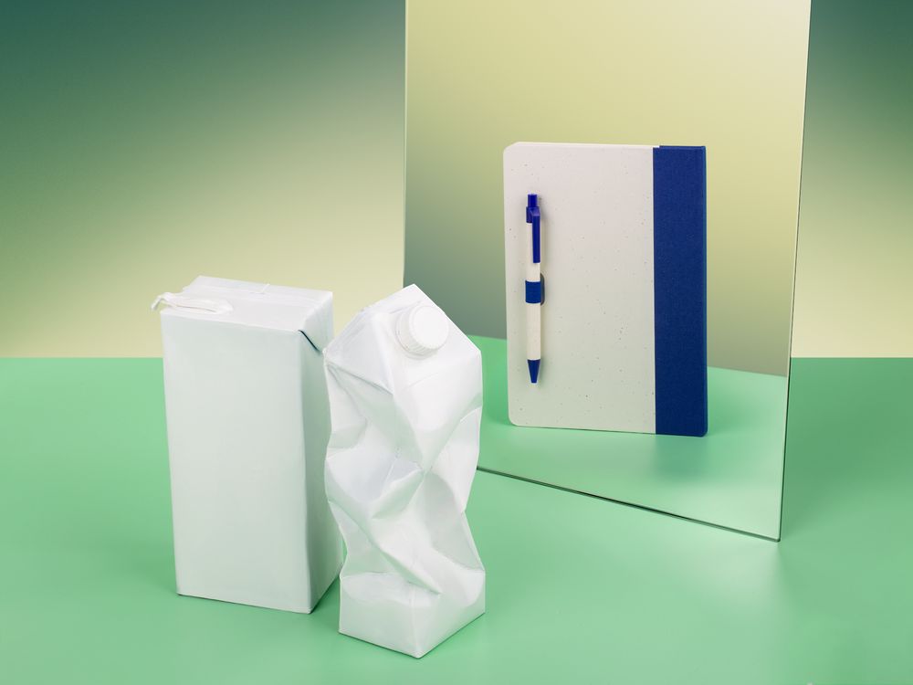 Ручка шариковая MilkMake, синяя — изображение 6