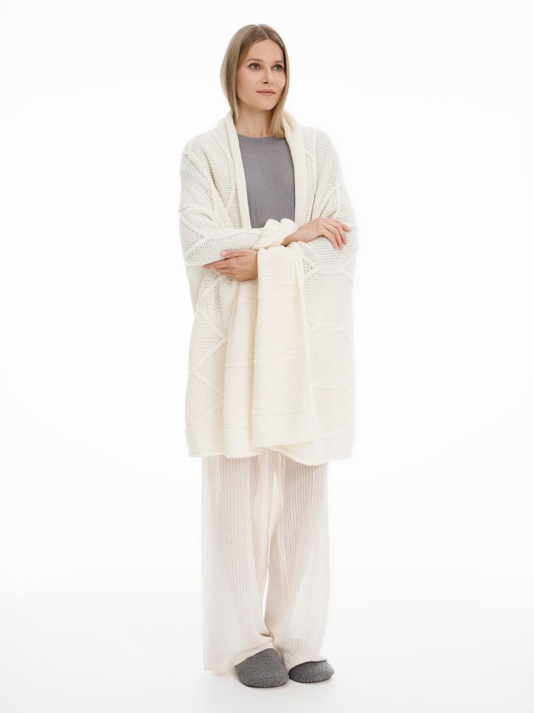 Плед Curve Verve, молочно-белый — изображение 6