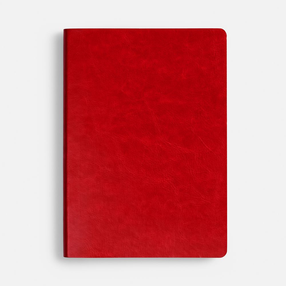 Ежедневник Nebraska Flex, недатированный, красный с золотистым — изображение 5